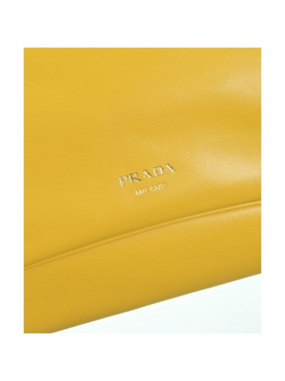 Prada Tote Leather Yellow - Picture 9 of 9